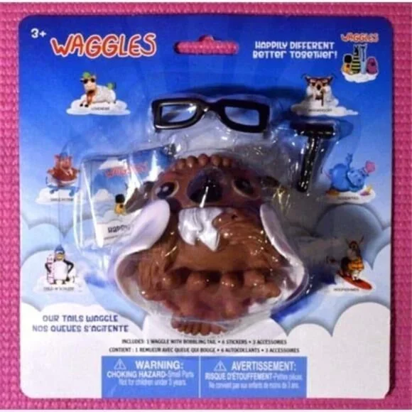 Waggles Owl Toy Figure Set – Collectible Animal Figures Kids Playset NEW - Picture 1 of 1